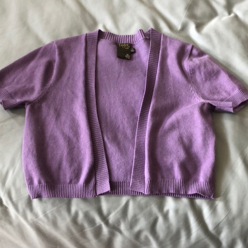 Purple mini sweater